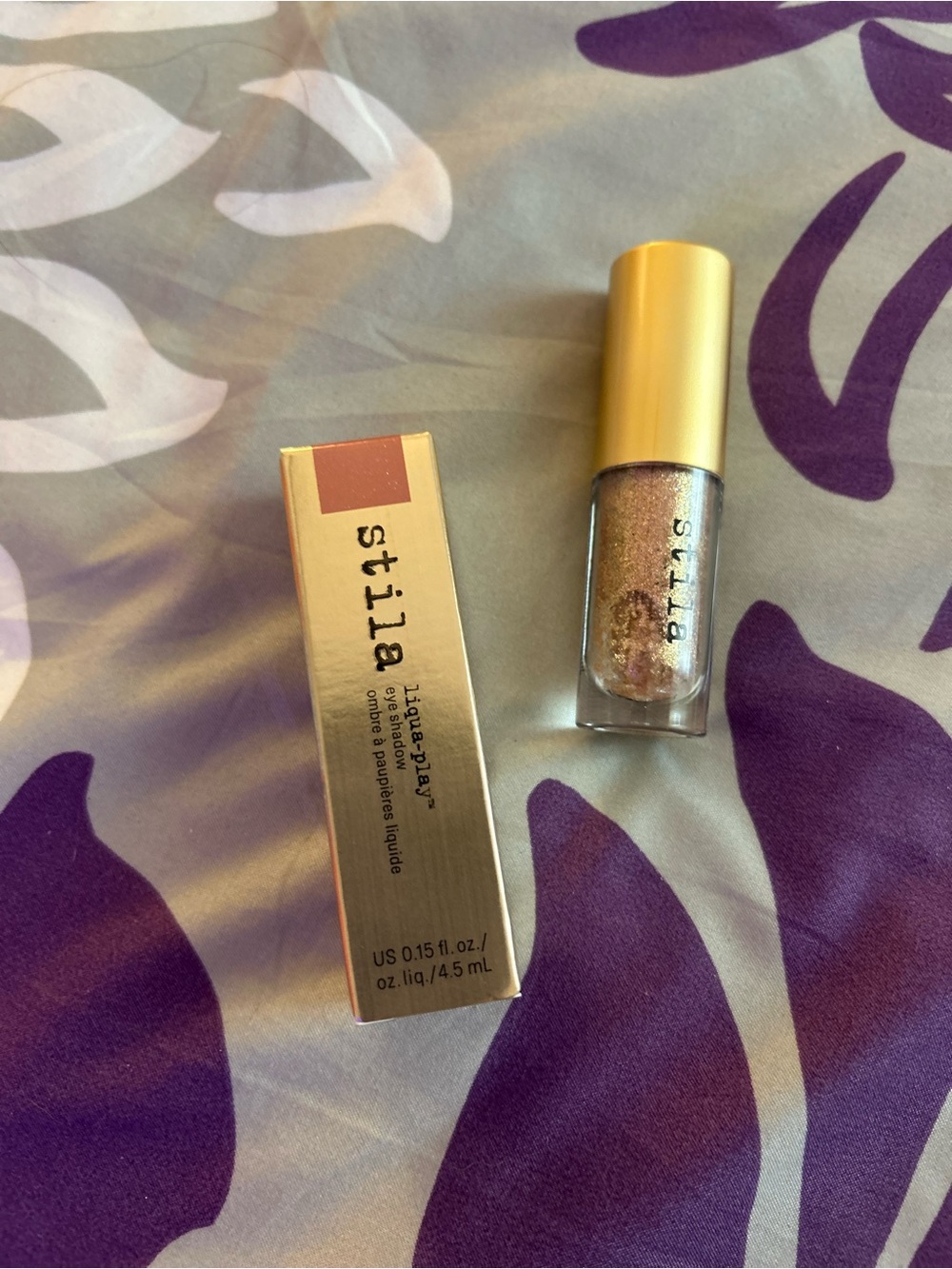 NWT Stila Liquid Eyeshadow Glitter Gold Shimmer